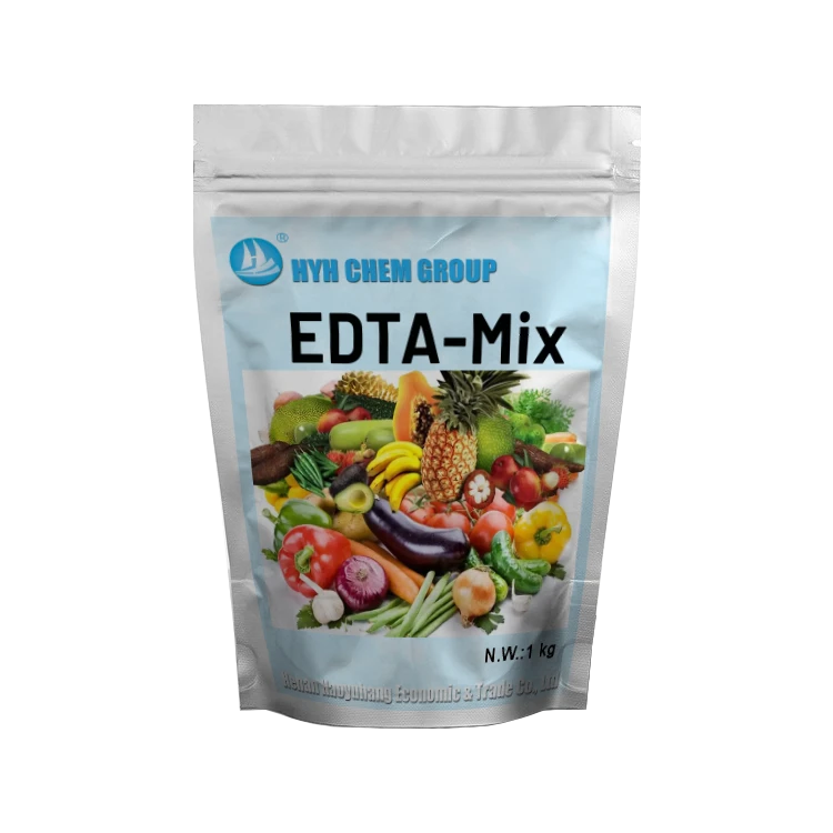 Organic Fertilizer Water-soluble Mixture -EDTA Trace Elements Zn/Fe/Mn/Cu/Mo/Mg EDTA Mixed Powder manufacturers